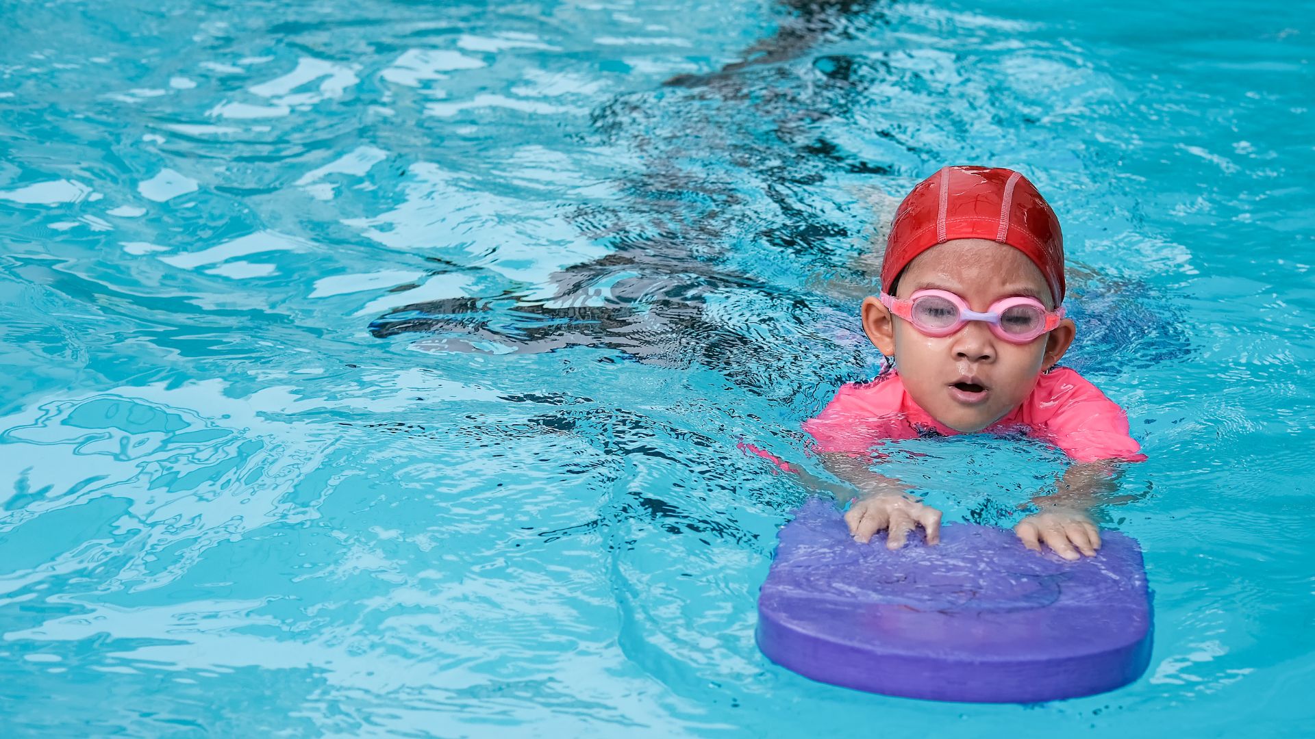 School swimming session at Pro Swim Academy Kenya